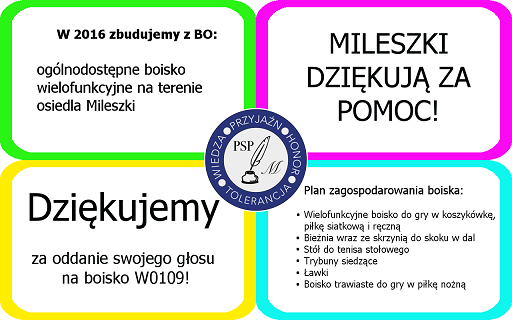 BO Mileszki 2015 podziekowania